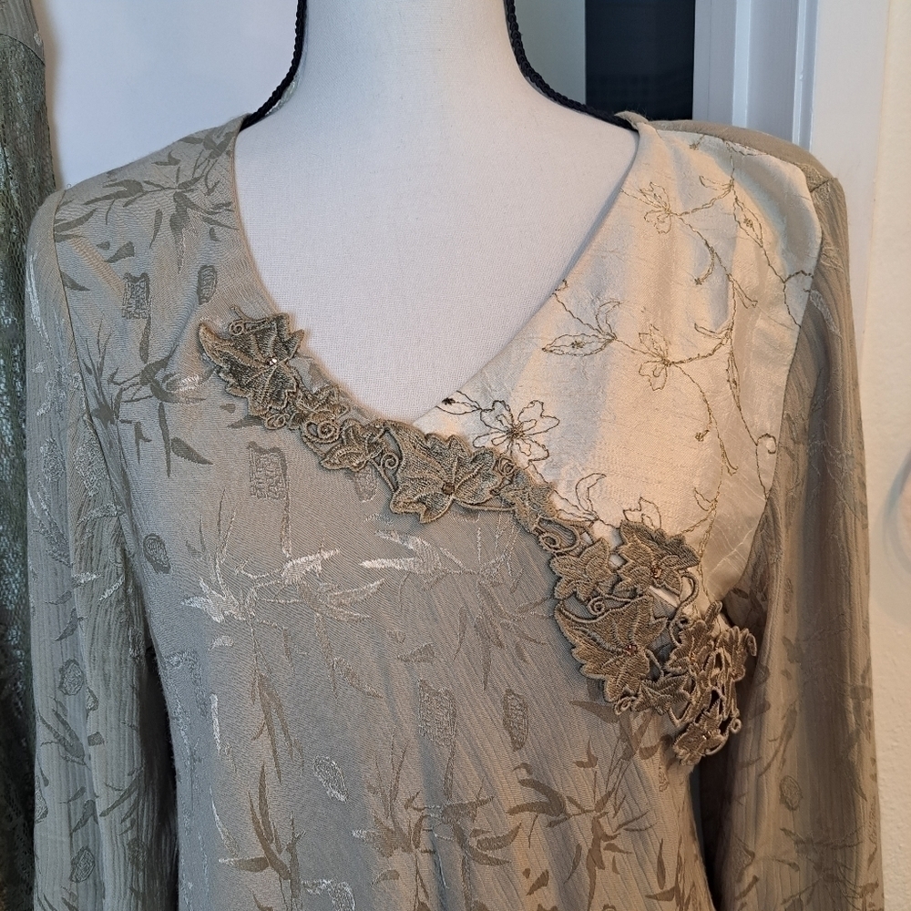 Spencer Alexis Maxi skirt set sz 8 vintage retro - Picture 3 of 13